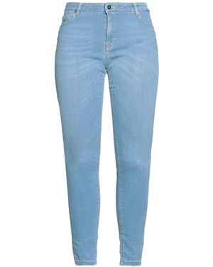 Tramarossa W By Jeans Cotton, Polyester, Elastane - Blue