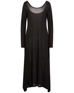 Jucca Midi Dress Lyocell - Black