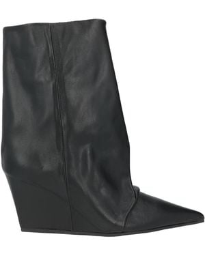 Vic Matié Ankle Boots Leather - Black