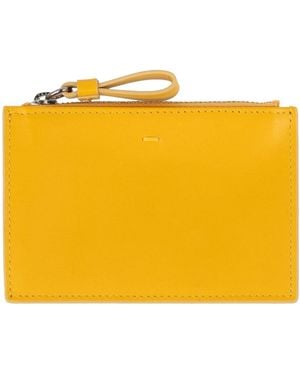 Doucal's Cardholder Calfskin - Yellow