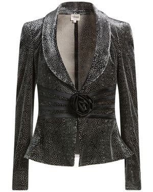 Armani Collezioni Blazer Polyester, Elastane - Black