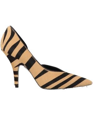 Patrizia Pepe Camel Pumps Leather - Metallic