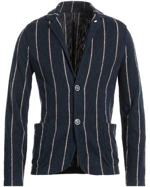 L.B.M. 1911 Blazer Linen, Cotton - Blue