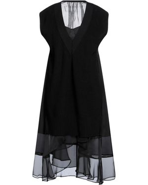 Sacai Vestito Corto - Nero