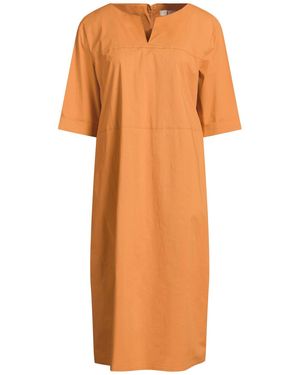Antonelli Midi Dress Cotton, Elastane - Orange
