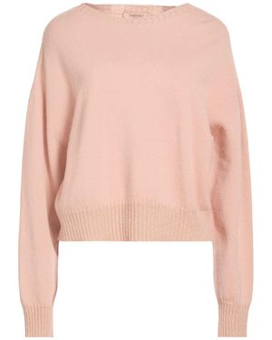 Twinset Light Jumper Wool, Cashmere, Metallic Polyester - Pink