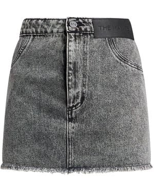 The Mannei Denim Skirt Cotton - Grey