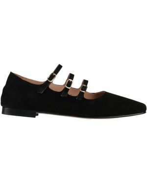 TON GOÛT Ballet Flats - Black