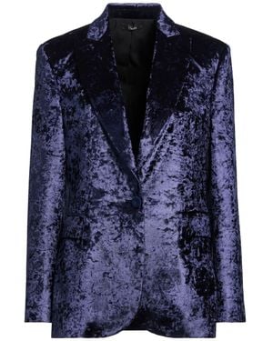 Hanita Midnight Blazer Polyester - Blue