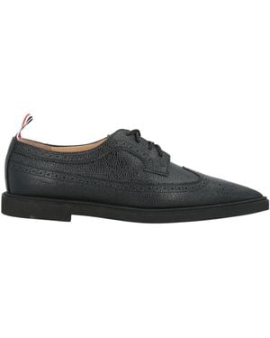 Thom Browne Lace-Up Shoes Leather - Black