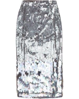 P.A.R.O.S.H. Midi Skirt - Gray