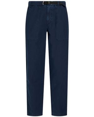 White Sand Pants Cotton - Blue
