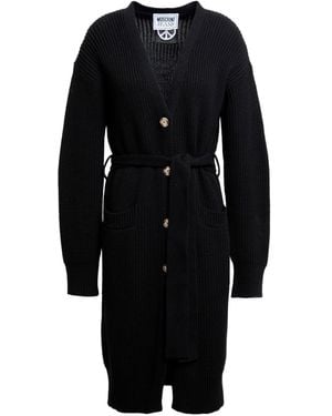 Moschino Cardigan Polyamide, Viscose, Wool, Cashmere - Black
