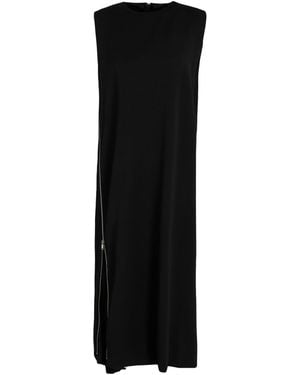 Jil Sander Midi Dress Wool - Black