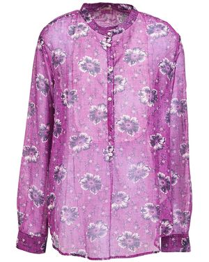 Massimo Alba Shirt Cotton, Silk - Purple