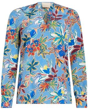 Momoní Top Silk - Blue