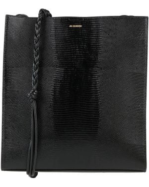 Jil Sander Cross-Body Bag Cow Leather - Black