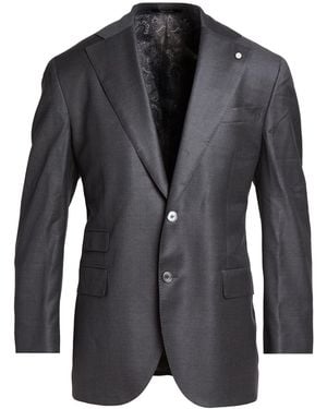 Luigi Bianchi Blazer Wool - Black