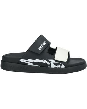 ENTERPRISE JAPAN Sandals Calfskin - Black