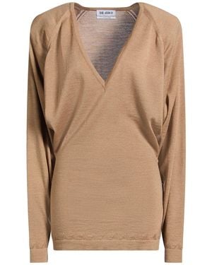 The Attico Camel Jumper Wool - Brown