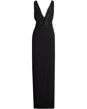 Elisabetta Franchi Maxi-Kleid - Schwarz