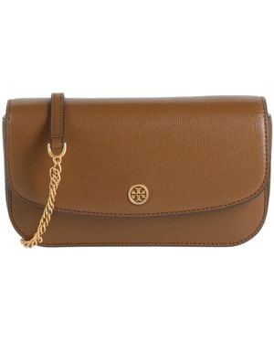 Tory Burch Cross-Body Bag Textile Fibers - Brown