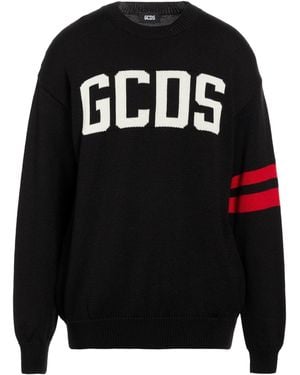 Gcds Sweater Wool, Acrylic - Black