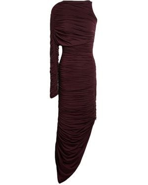 Mugler Burgundy Maxi Dress Recycled Polyamide, Elastane - Purple