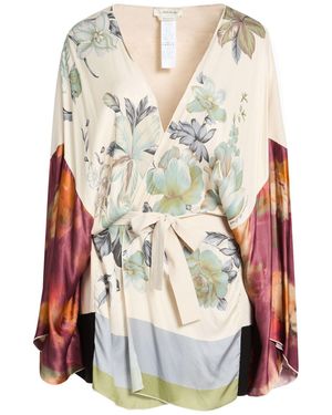 Anna Molinari Jacket Viscose, Polyester - White