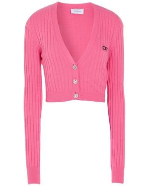Off-White c/o Virgil Abloh Cardigan Wool, Cashmere - Pink