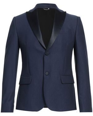 Daniele Alessandrini Blazer Polyester, Viscose, Elastane - Blue