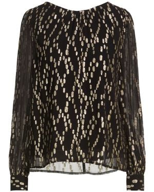 Pennyblack Top Viscose, Metallic Fibre - Black