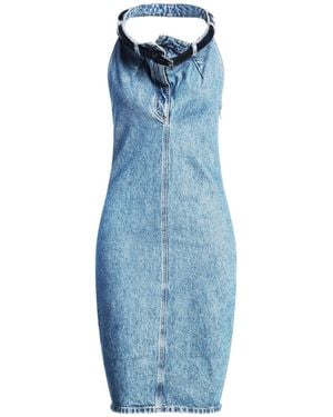 Coperni Midi Dress Cotton - Blue