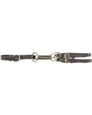 Gavazzeni Dark Belt Leather - White