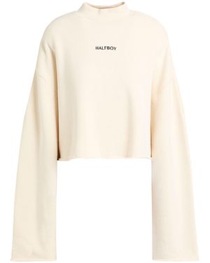 Halfboy Ivory Sweatshirt Cotton - Natural
