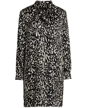 Nili Lotan Mini Dress Silk - Black