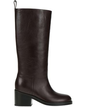 Bally Chocolate Boot Calfskin - Black