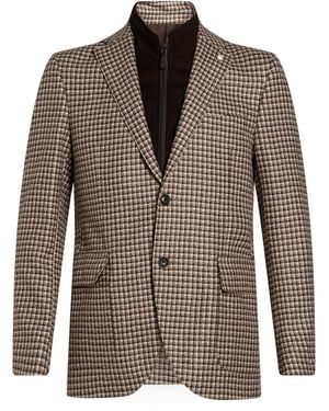 Luigi Bianchi Blazer Wool - Brown