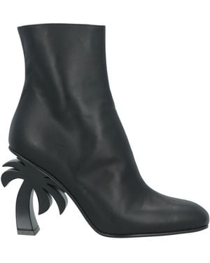 Palm Angels Ankle Boots Leather - Black