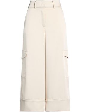 Beatrice B. Cream Pants Polyester - Natural