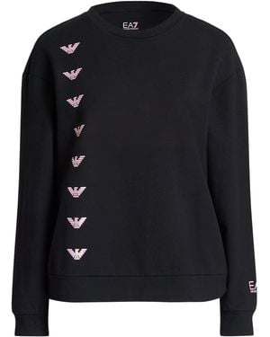 EA7 Sweatshirt Cotton, Elastane - Black