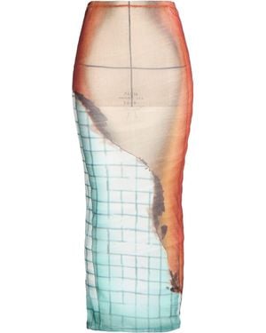 Jean Paul Gaultier Maxi Skirt Polyamide - Blue