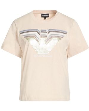 Emporio Armani T-Shirts - Natural