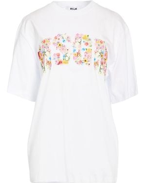 MSGM Camiseta - Blanco