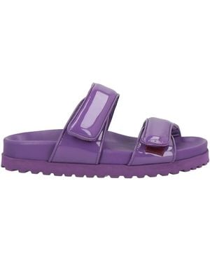 Gia Borghini Sandals Leather - Purple