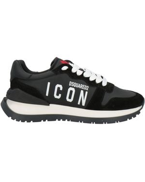 DSquared² Trainers Leather - Black