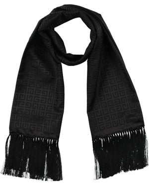 Givenchy Scarf Silk, Virgin Wool - Black