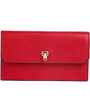 Valextra Brieftasche - Rot