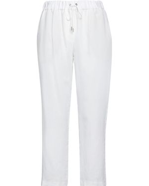 Le Tricot Perugia Trousers Linen - White