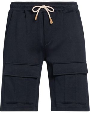 Eleventy Platinum Midnight Shorts & Bermuda Shorts Cotton, Elastane - Blue